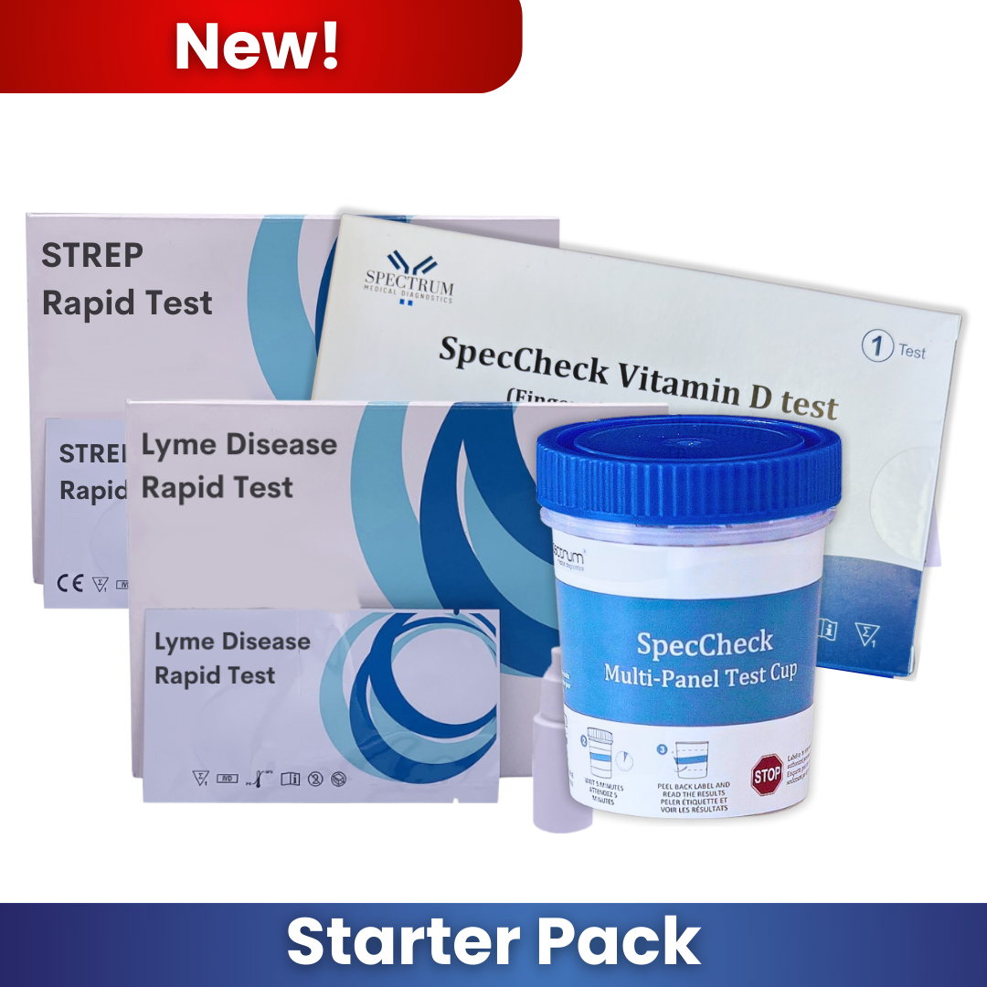 Starter Pack 2 Rapid Diagnostic Test Kit Bundle (With Drug Tests