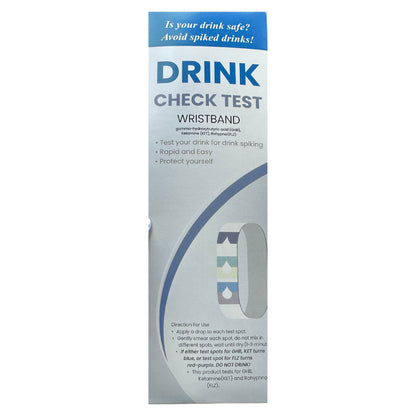 SpikeCheck™ Wristband Drink Test - 5-Drug Detection