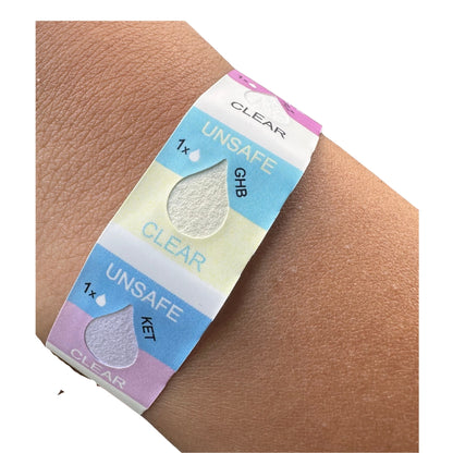 SpikeCheck™ Wristband Drink Test - 5-Drug Detection