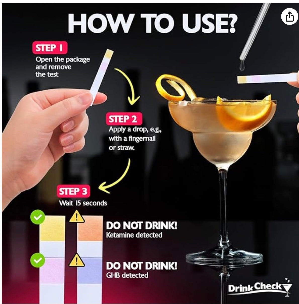 SpikeCheck™ Drink Spiking Detection Wristbands | Bulk Orders for Events & Venues