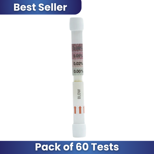 DriveCheck Breath Alcohol Test (60 Tests/Box)