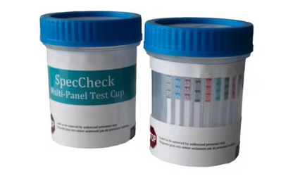SpecCheck 8-panel DOT Drug Test Cup (25 Tests/Kit)